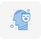 head and thoughts icon